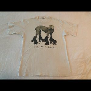 Very rare Vintage William Wegman graphic tee